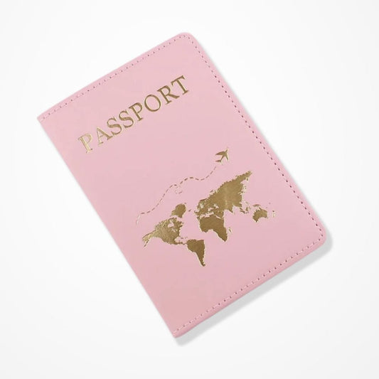 Pochette À Passeport  Rose