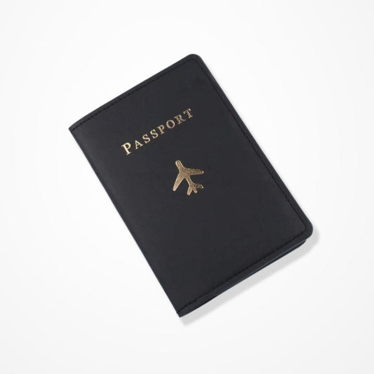 Pochette Passeport Cuir  Noir